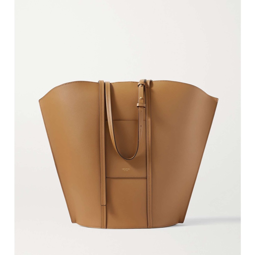Oroton Tan Leather Tote Bag